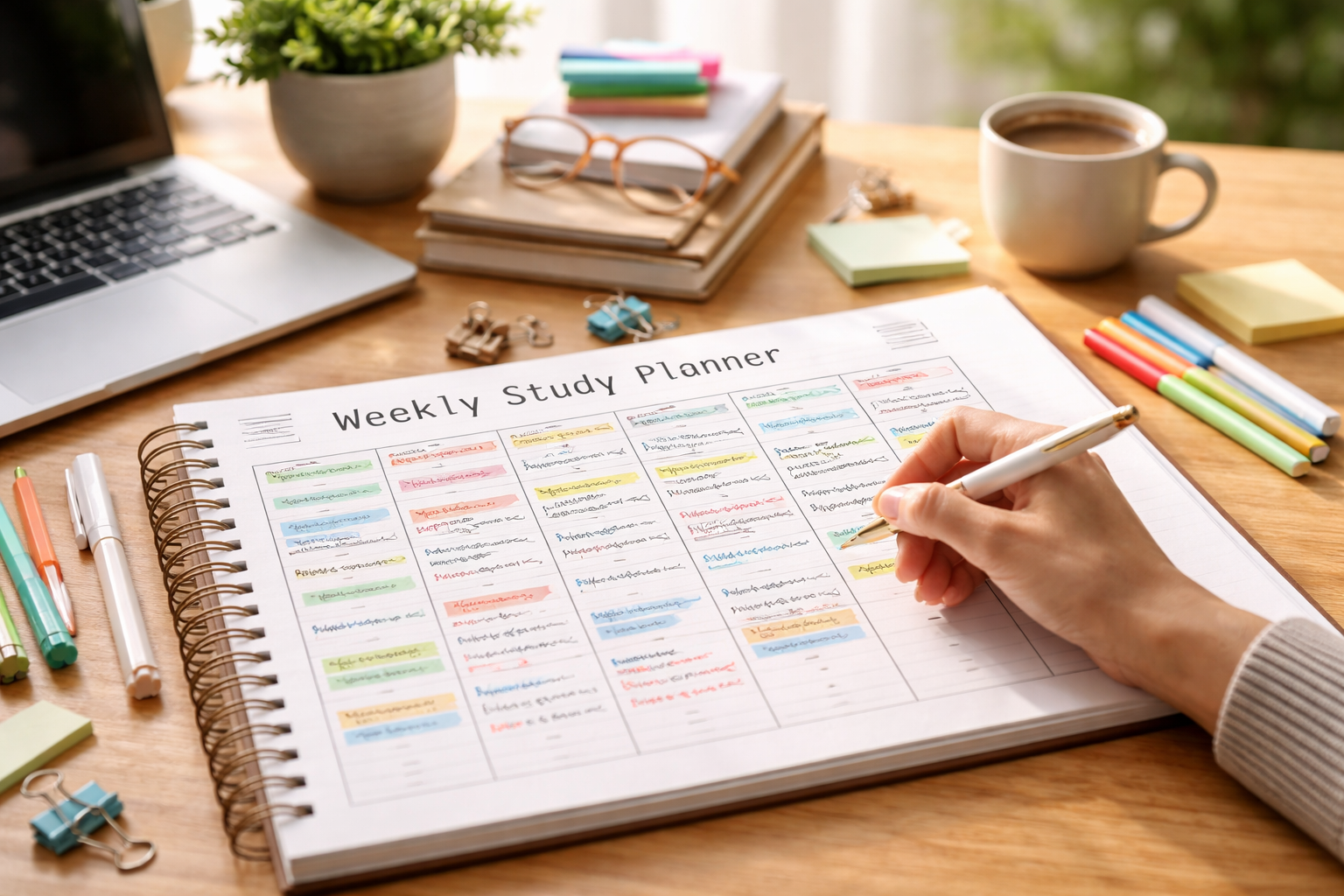 Organize Your Time, Boost Your Grades: Crafting the Perfect Weekly Study Planner